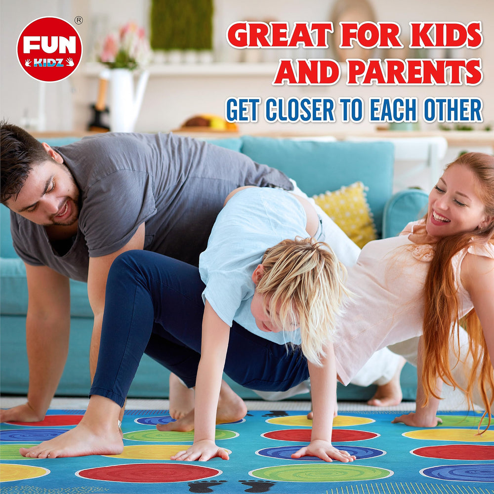 BRAINS UP Color circles highlight pose targets for all ages.