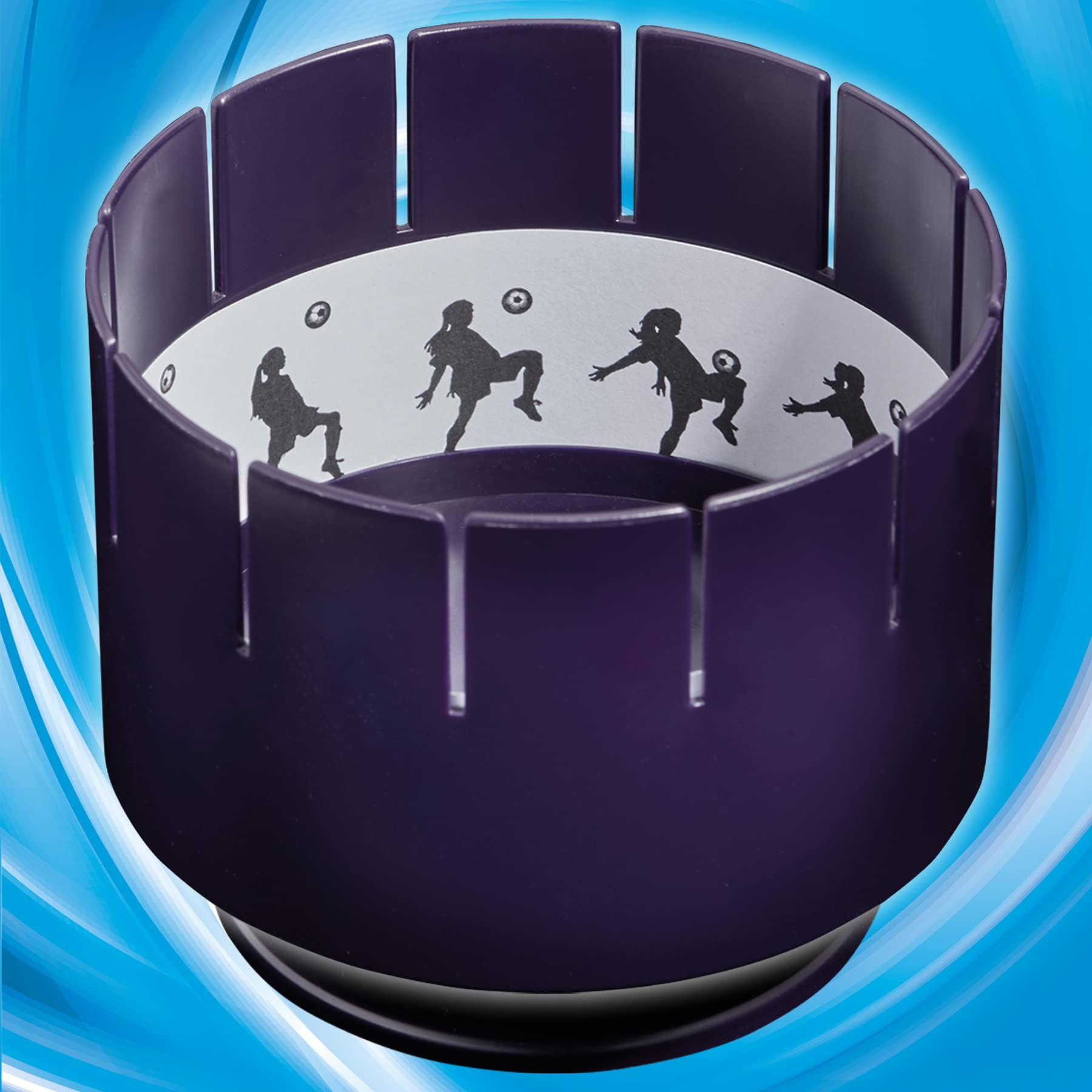 Brainstorm Toys Zoetrope illustrates Phi phenomenon and motion science.