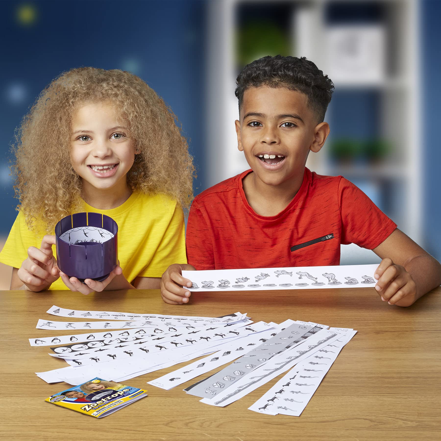 Brainstorm Toys Zoetrope secret code unlocks online information.