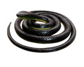 Brandon-super Realistic Rubber Snake 52in, full-body view for garden deterrence.