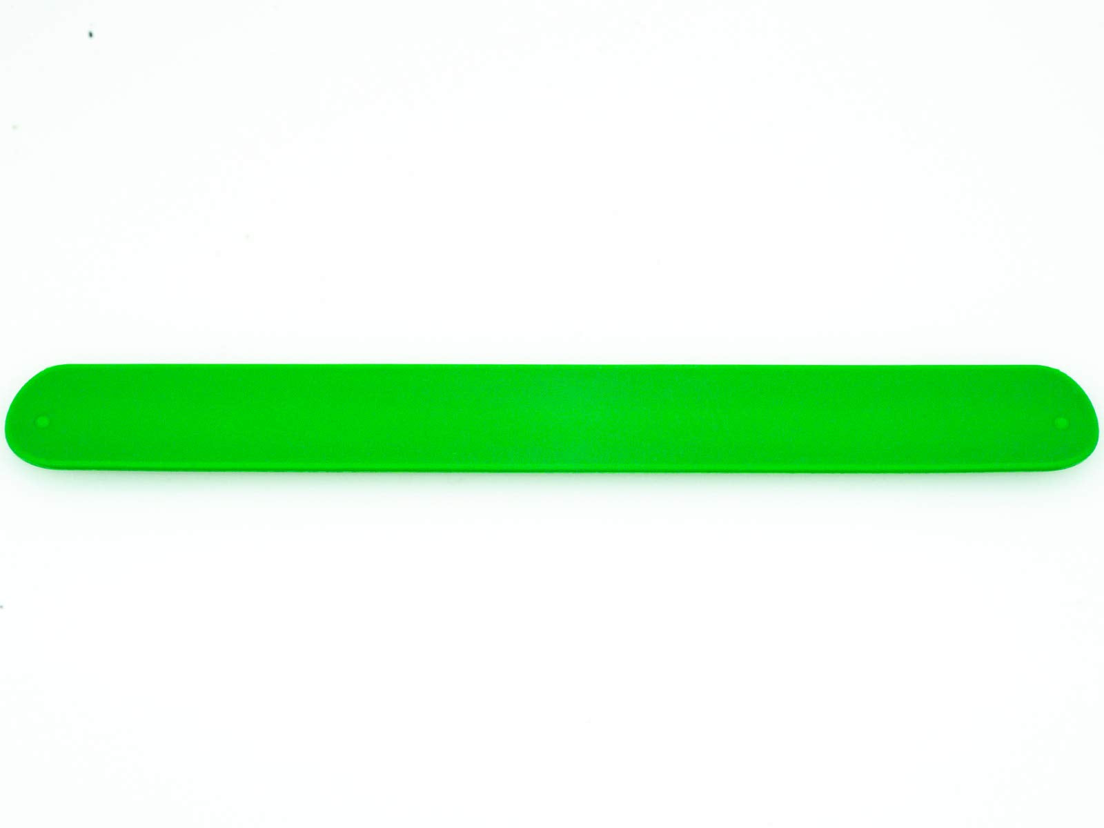 Brandwinlite green slap bracelet used as gift wrap accent.