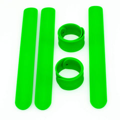 Brandwinlite green silicone wristband ideal for classroom activities.