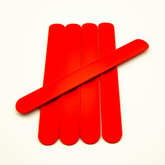 Brandwinlite red silicone slap bracelets for classroom activities.