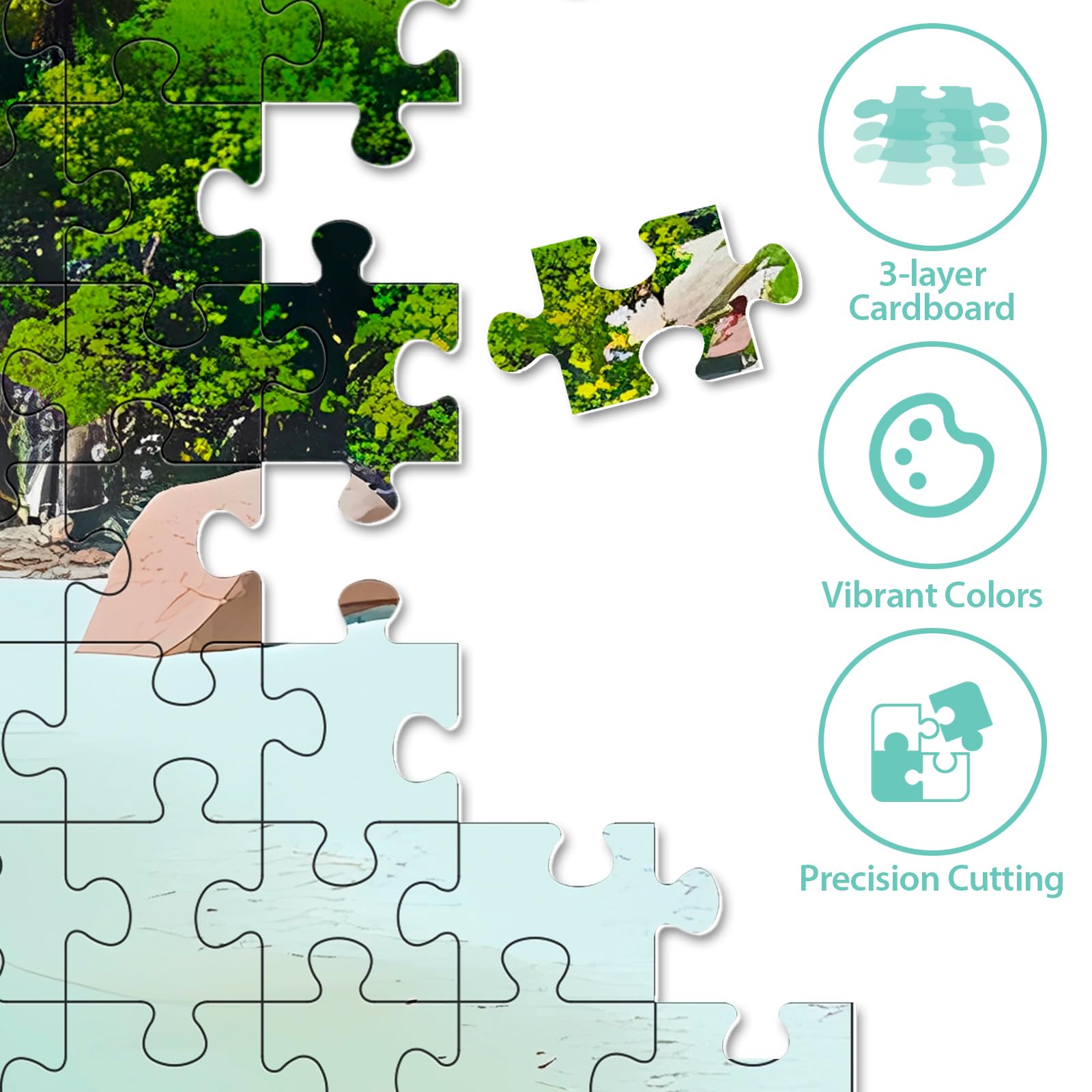 BraniacBits beach landscape puzzle offers immersive scenery for solo focus