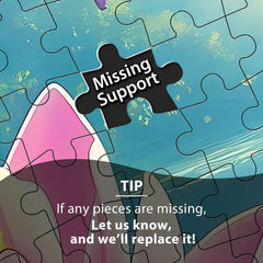 Eco-friendly 100 recycled cardboard supports sustainable puzzling sessions