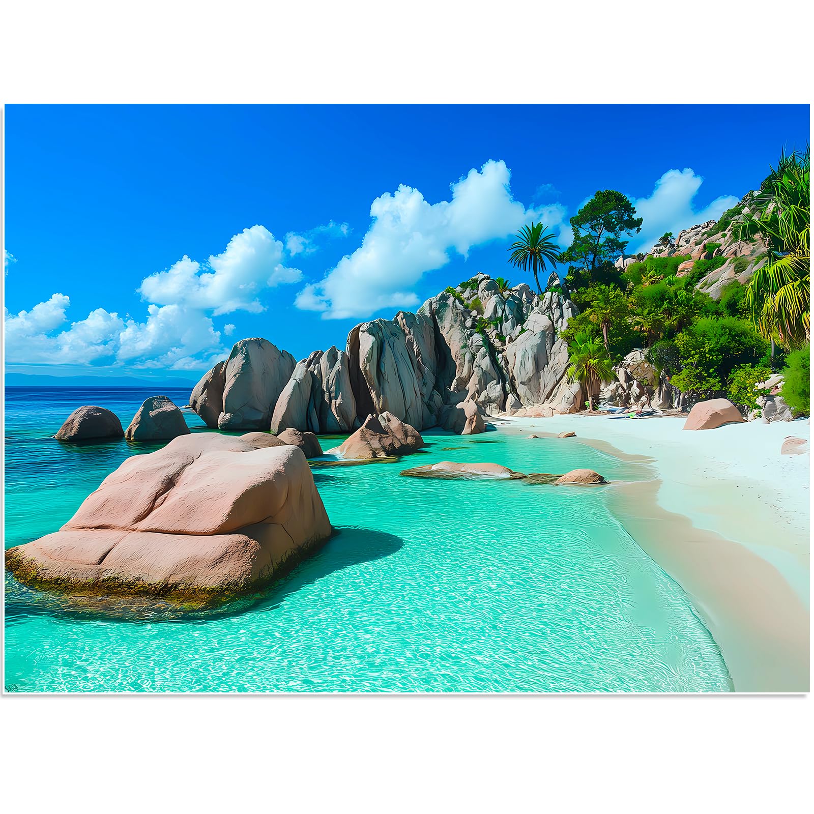 BraniacBits mountain lake puzzle with vibrant colors for a relaxing evening