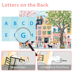 BraniacBits Pink Garden puzzle assembly encourages focus and family fun.