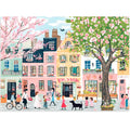 BraniacBits Pink Garden puzzle box front showing vibrant, eco-friendly packaging.