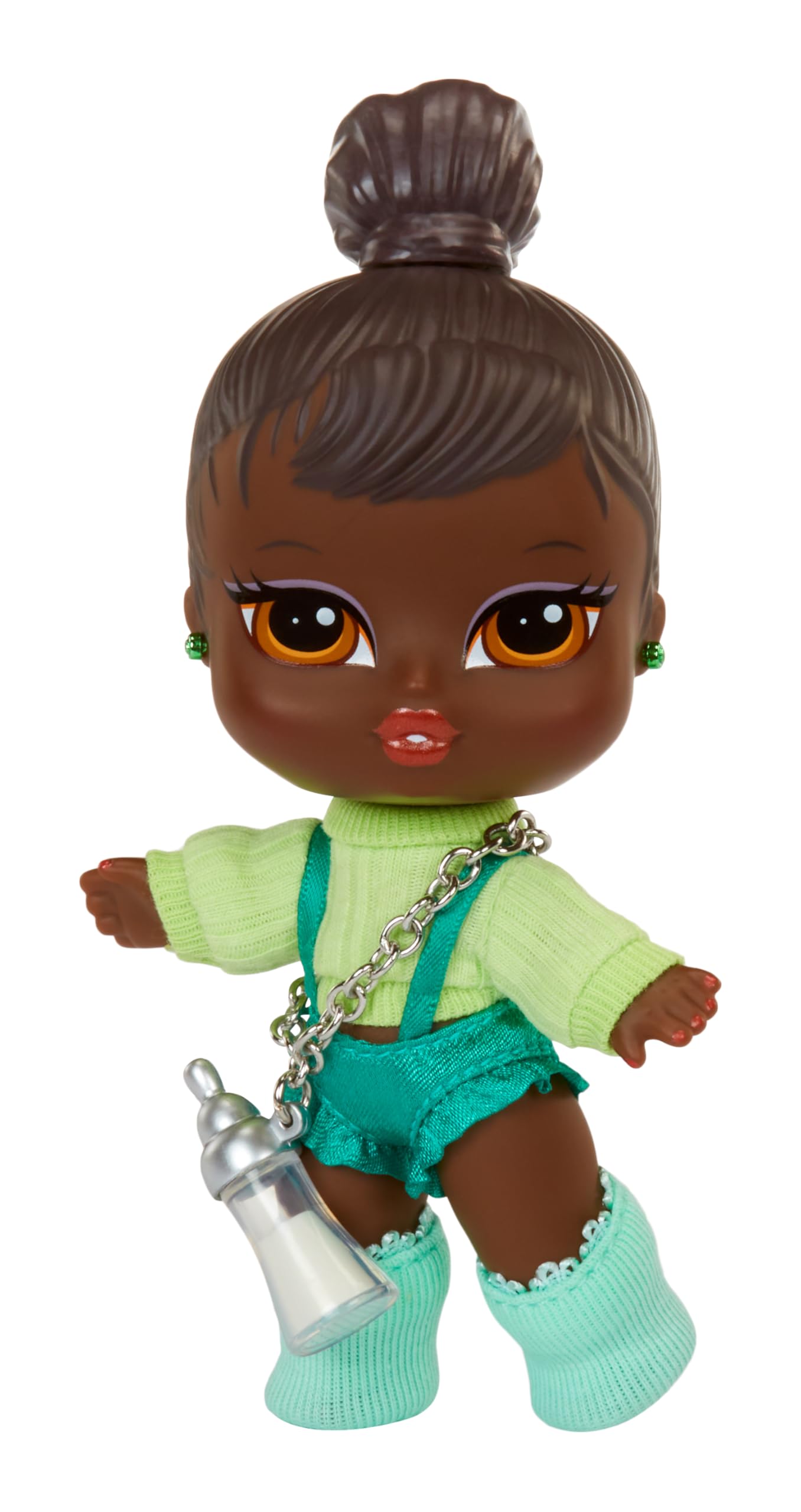 Bratz Babyz Felicia baby bottle necklace doubles as a fun keychain prop.