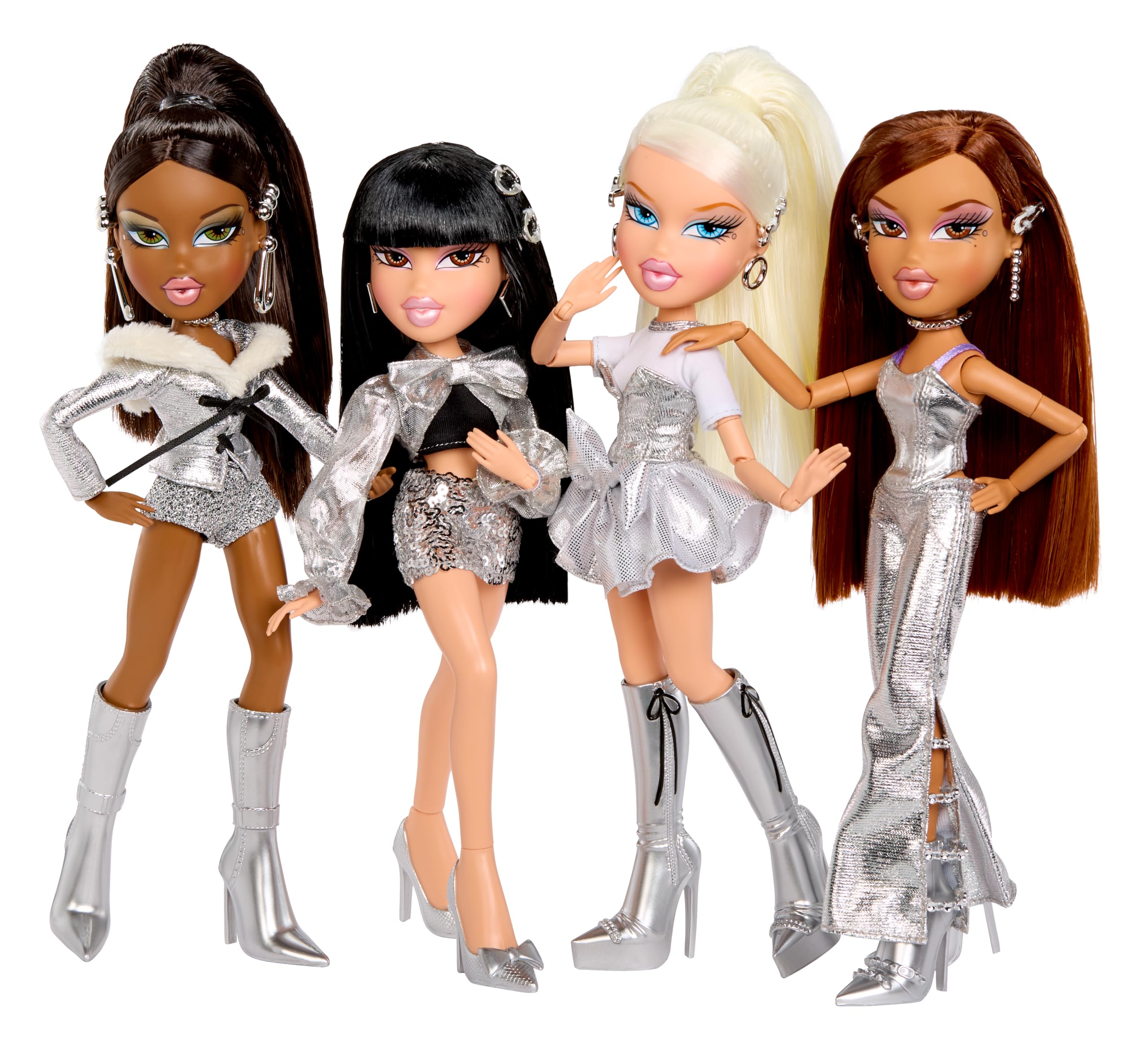 Bratz Charmz packaging in silver display for premium presentation