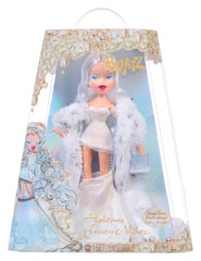 Bratz Frosty Nightz Cloe dress detail for icy couture display.