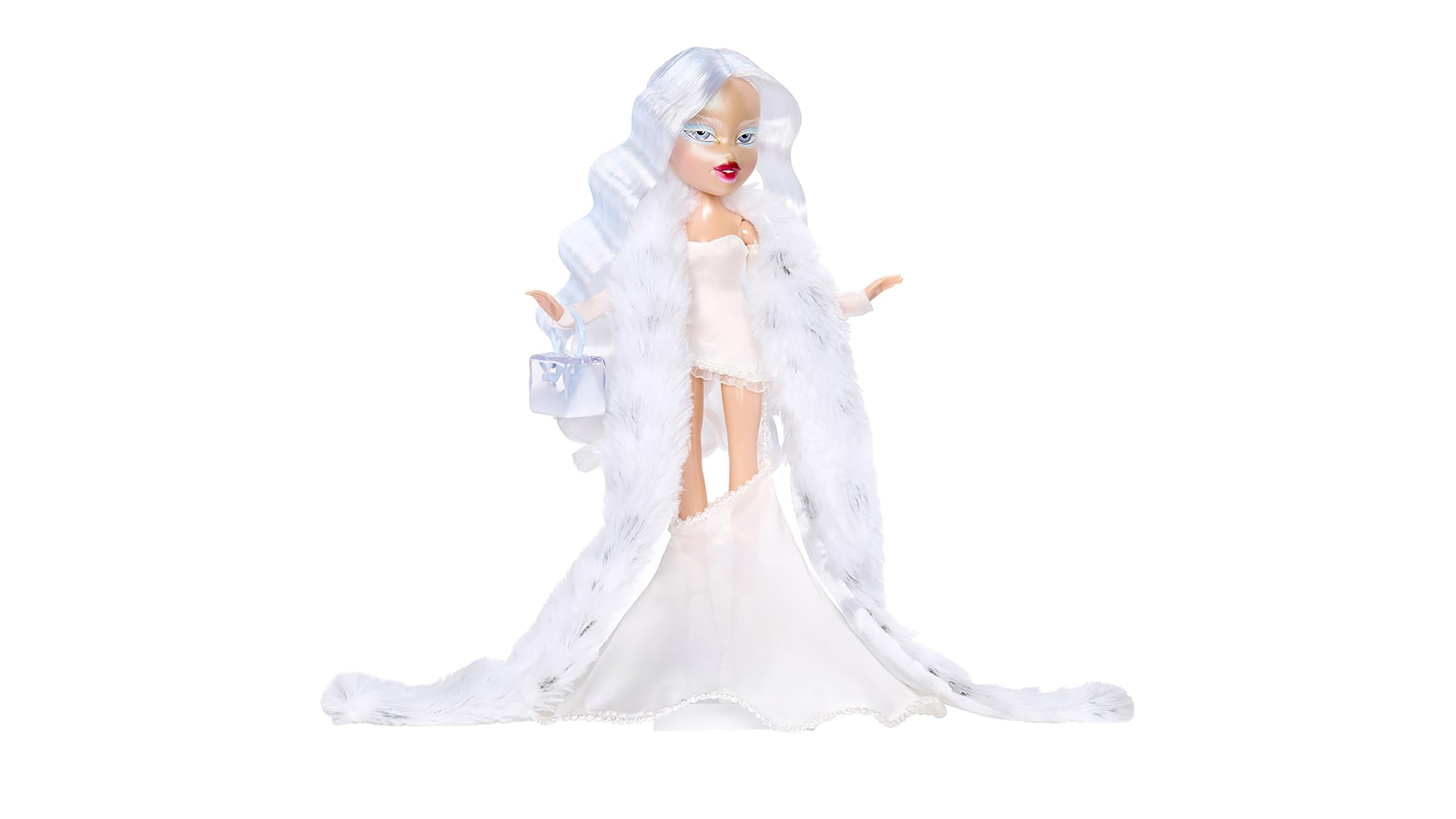 Bratz Frosty Nightz Cloe faux-fur scarf adds cozy, chic warmth.