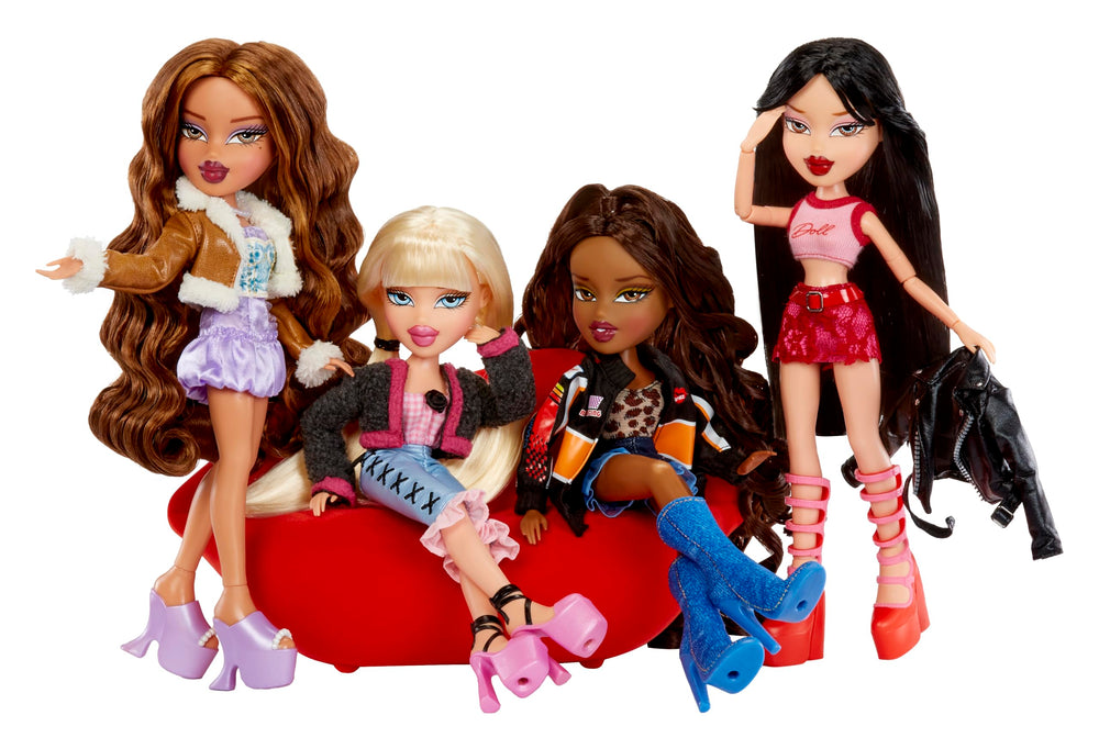 Bratz Goin’ Out Cloe pigtails and soft-glam makeup complete her vibe