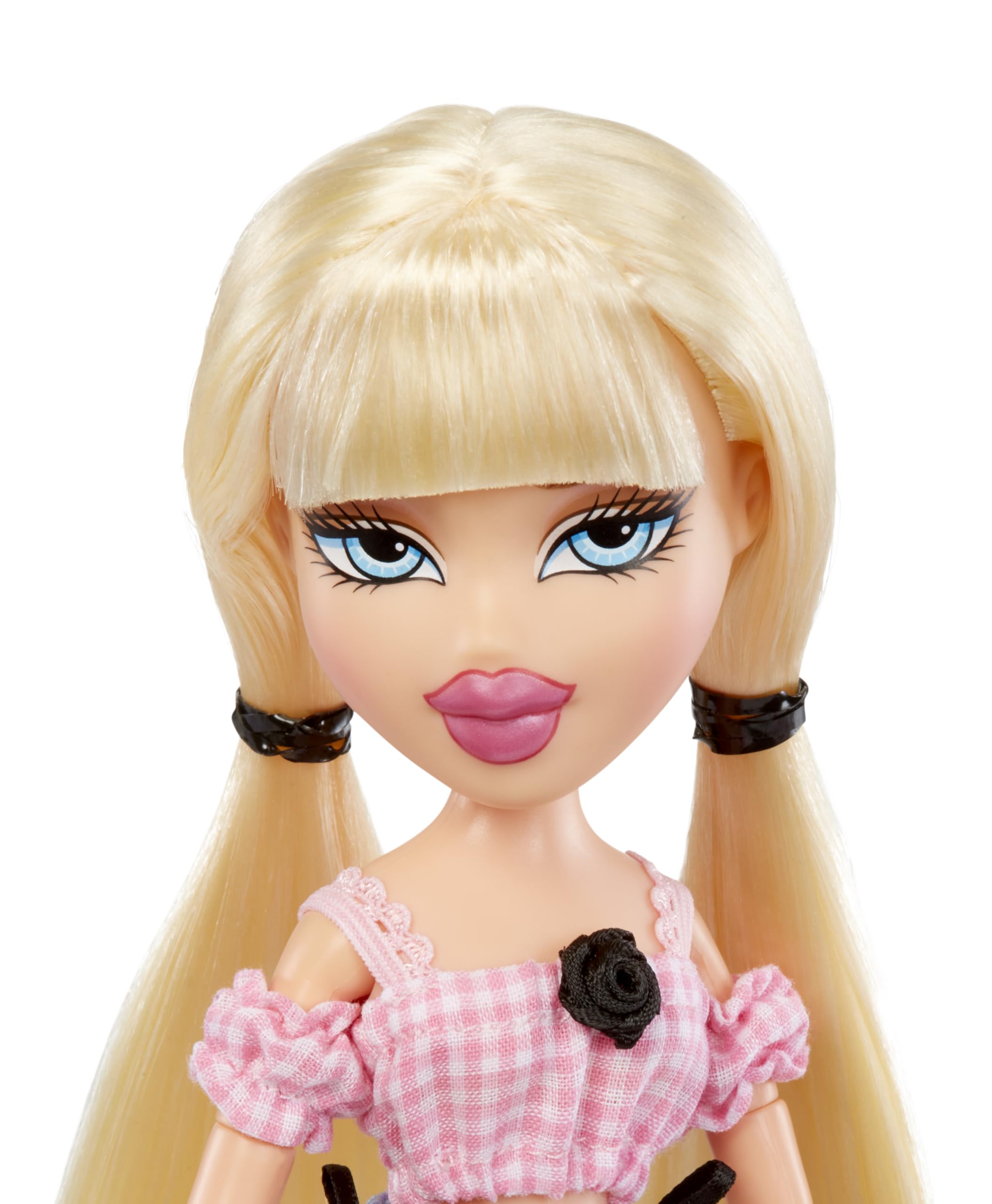 Bratz Goin’ Out Cloe pink and black strappy platforms elevate any outfit