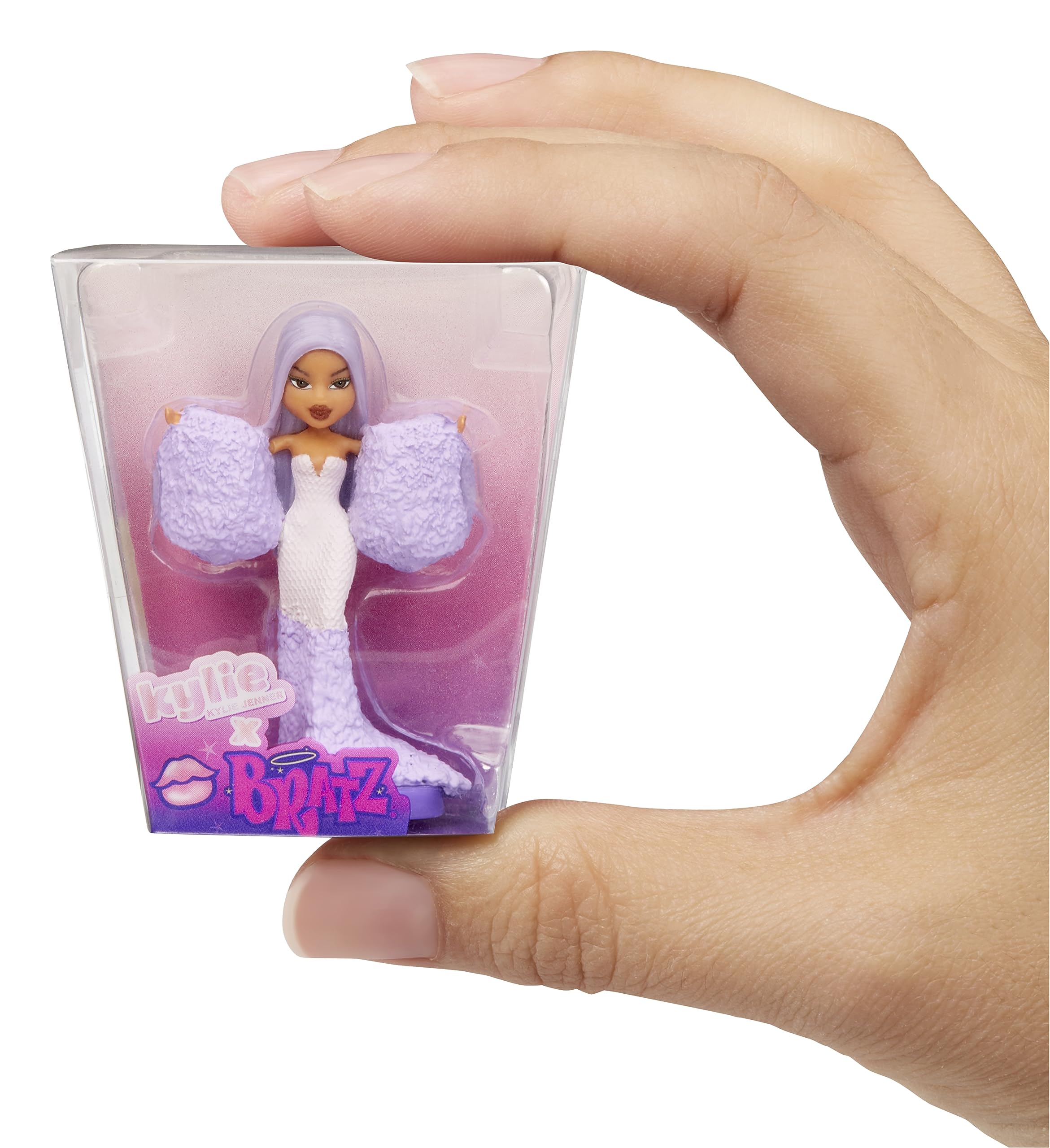 Bratz x Kylie mini figure in red carpet look, ideal for shelf display