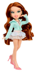 Bratz Mean Girls Spring Fling Cady blue sweater plaid skirt for school hall fashion.
