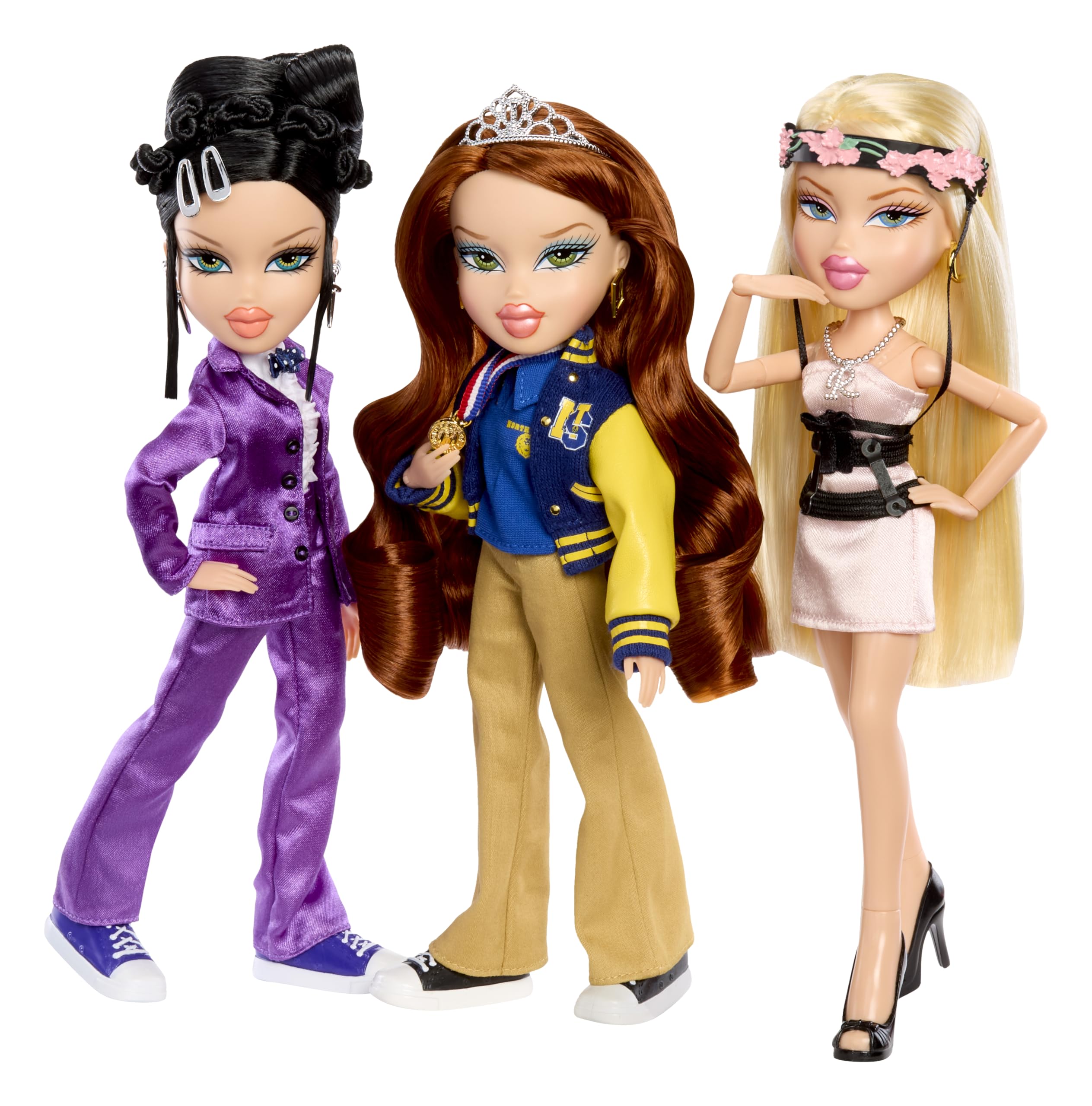 Bratz Janis doll stand keeps the display ready.
