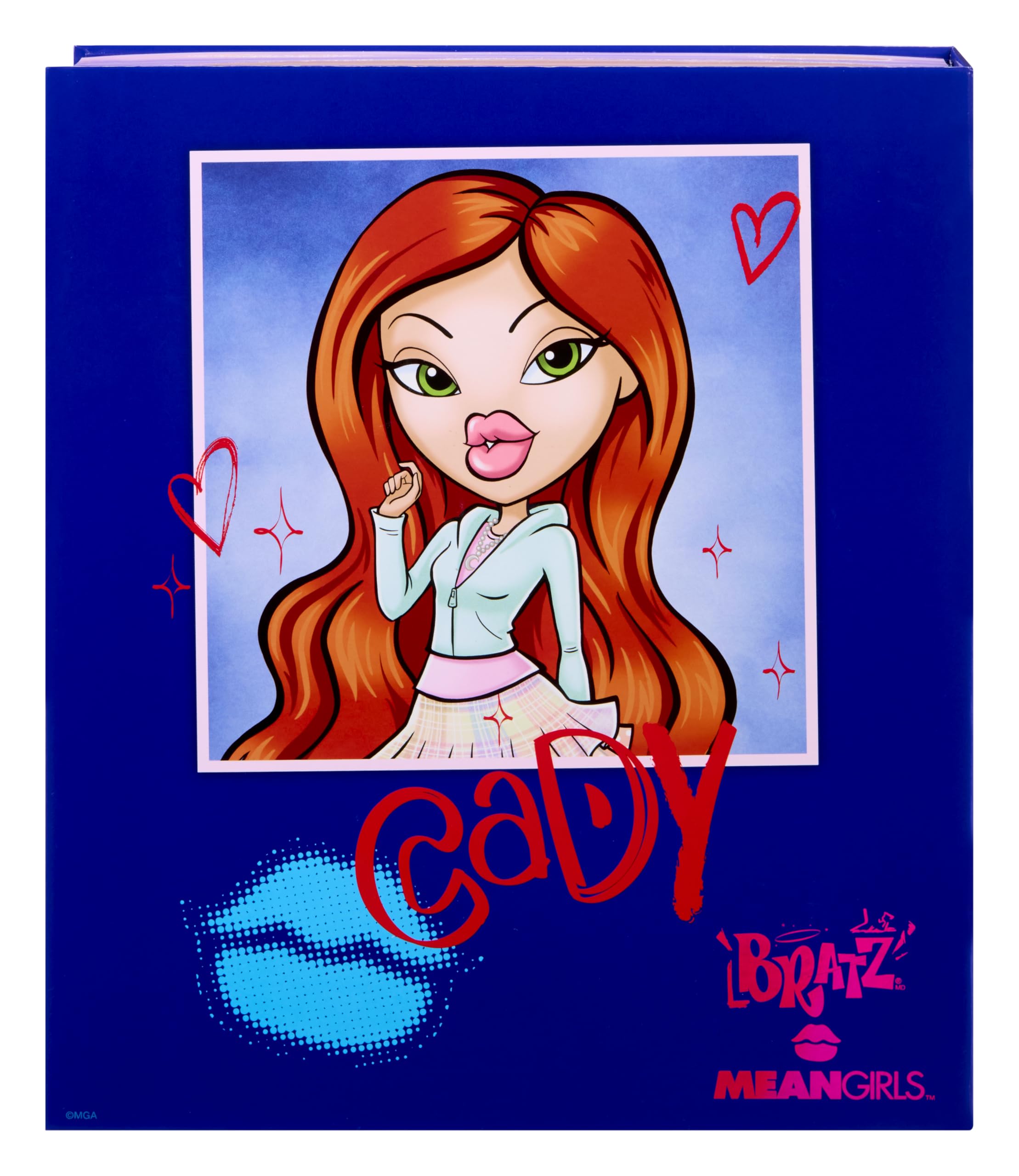 Bratz Mean Girls Spring Fling packaging and accessories showcase.