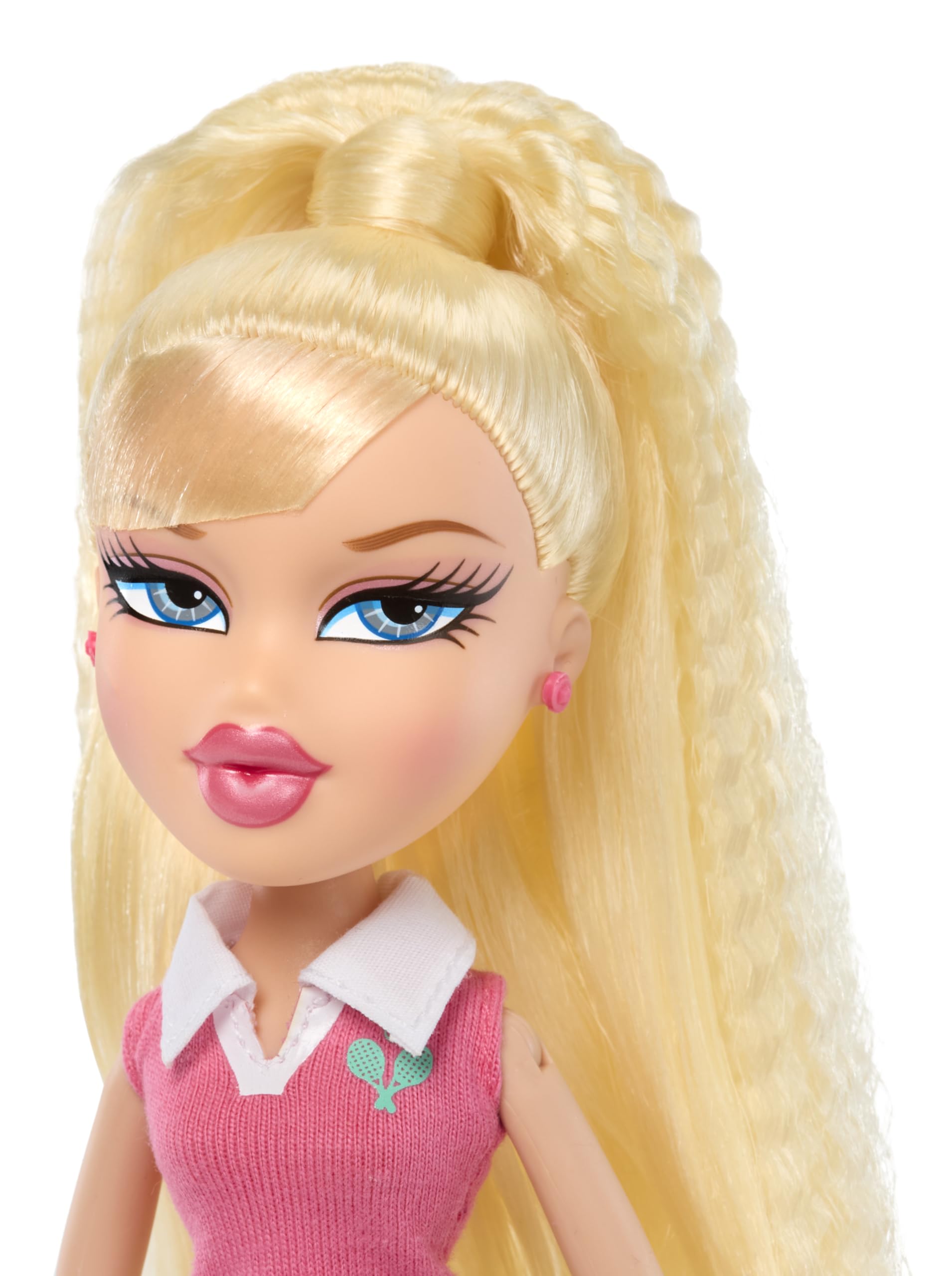 Bratz Play Sportz Cloe stand and brush enable easy styling.