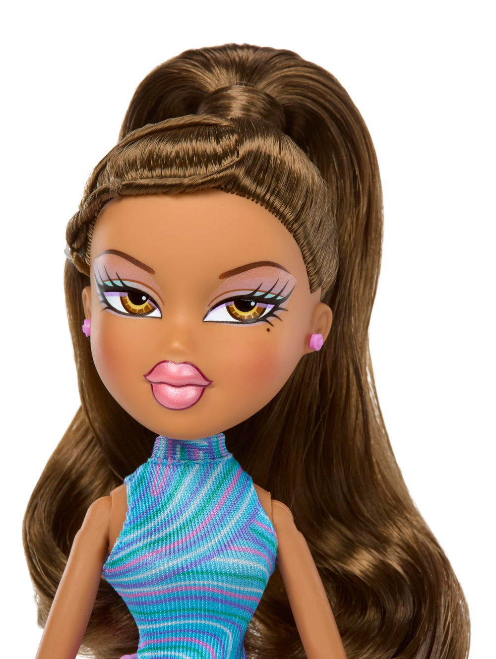 Bratz Play Sportz Yasmin ponytail and outfit for imaginative gym play