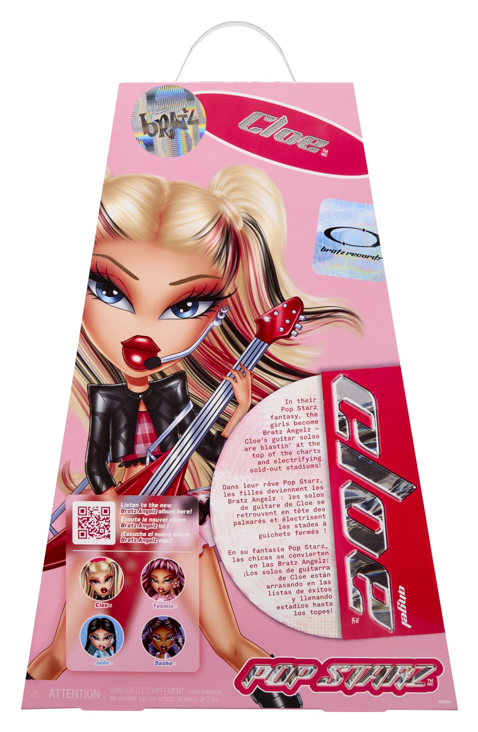 Bratz Pop Starz Cloe album with QR invite to new music