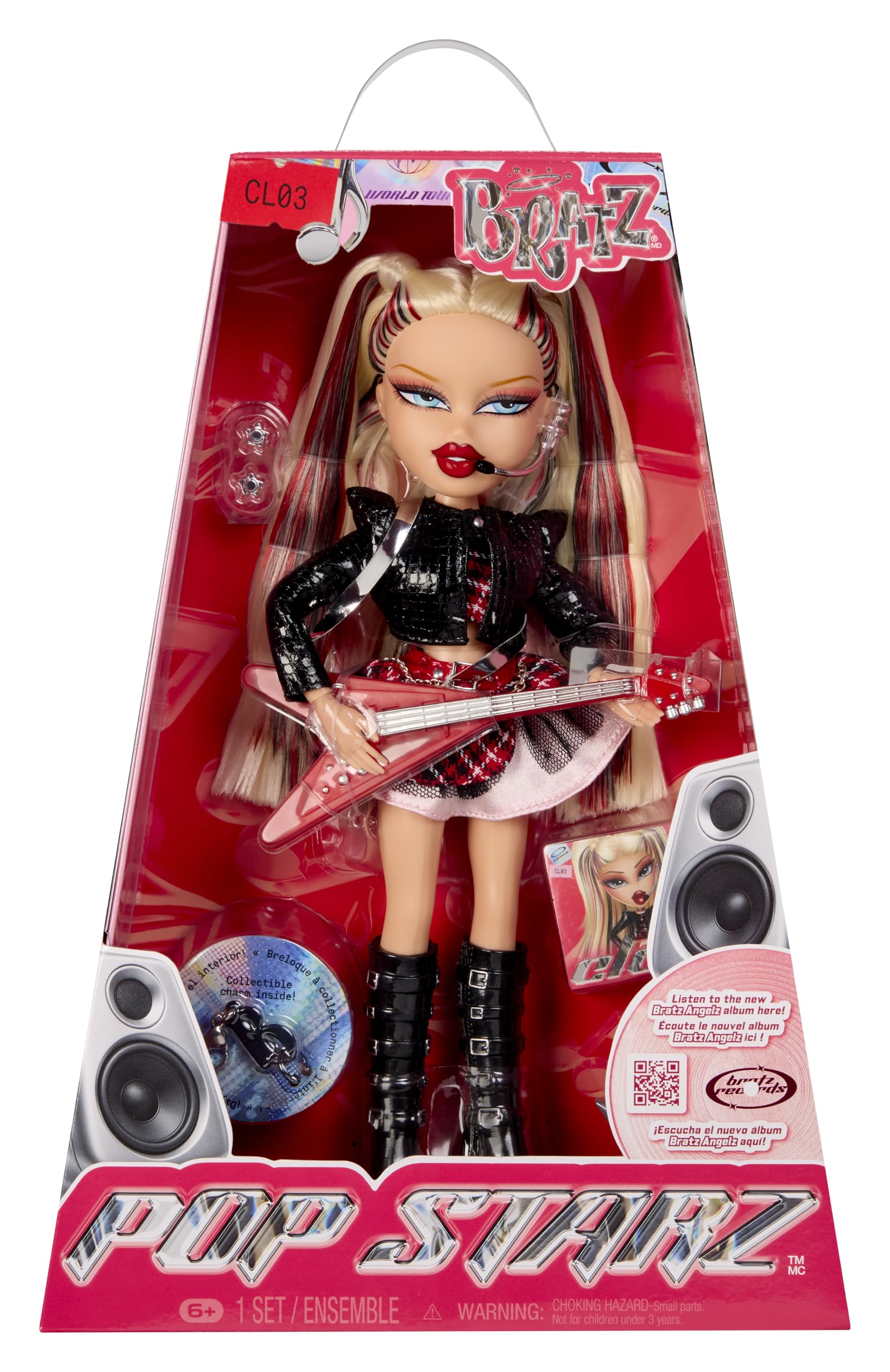 Bratz Pop Starz Cloe doll front view for imaginative play and storytelling