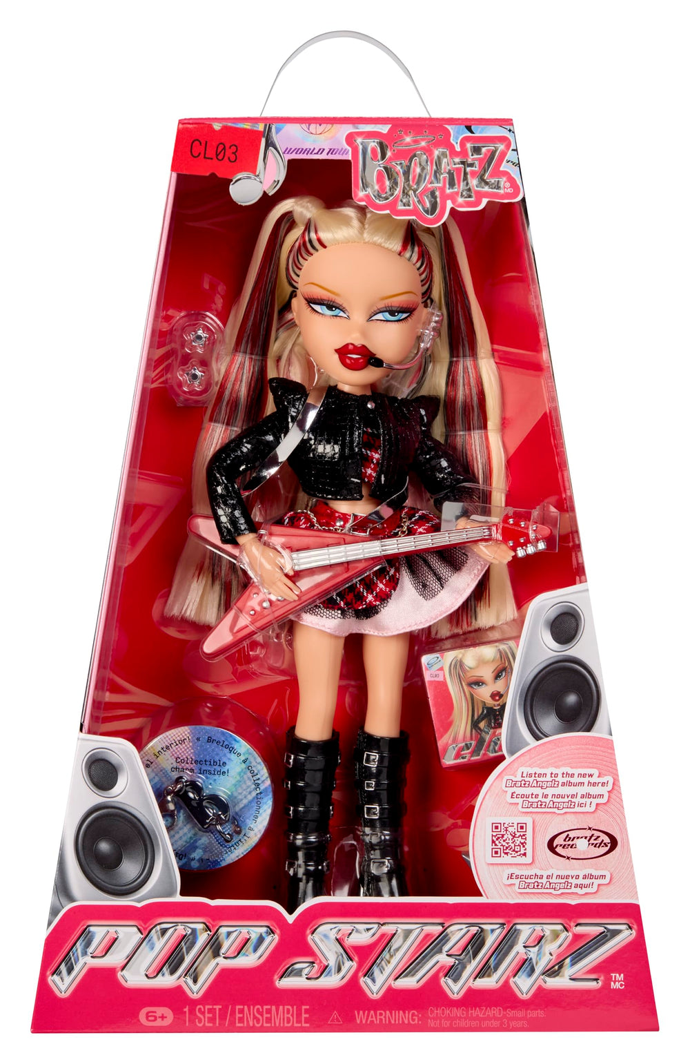 Bratz Pop Starz Cloe doll front view for imaginative play and storytelling