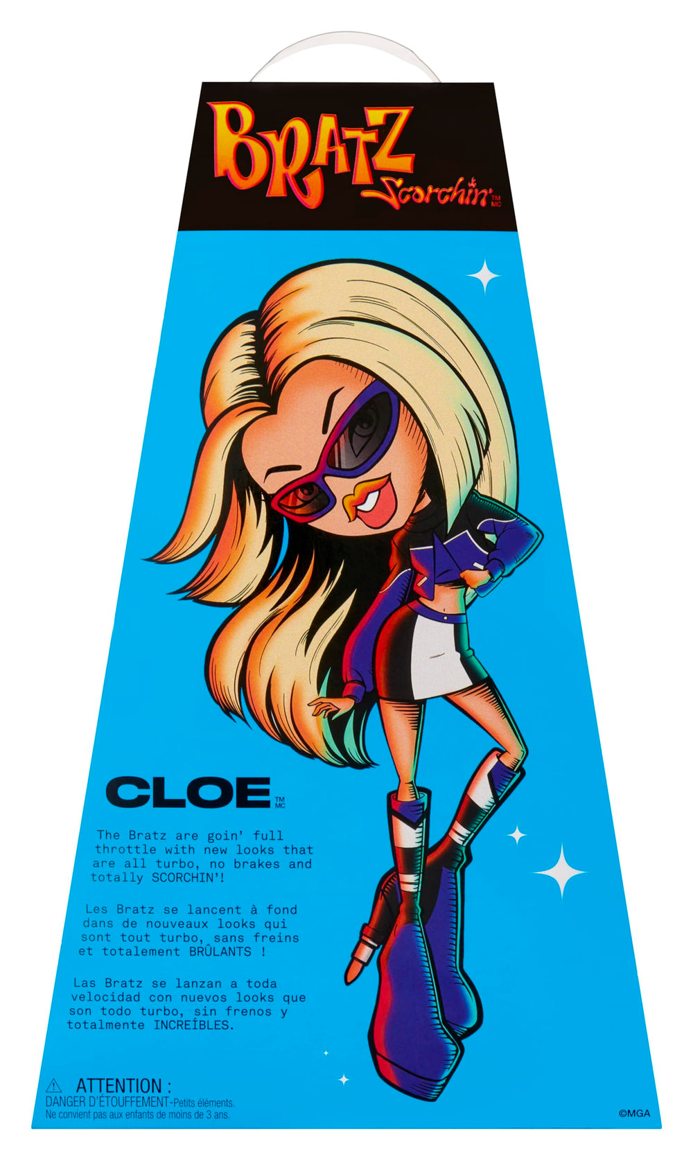Bratz Scorchin' Cloe included accessories enable quick styling moments.