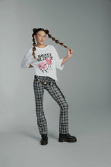 Cloe's high pigtails and pink lip boost playful posing moments