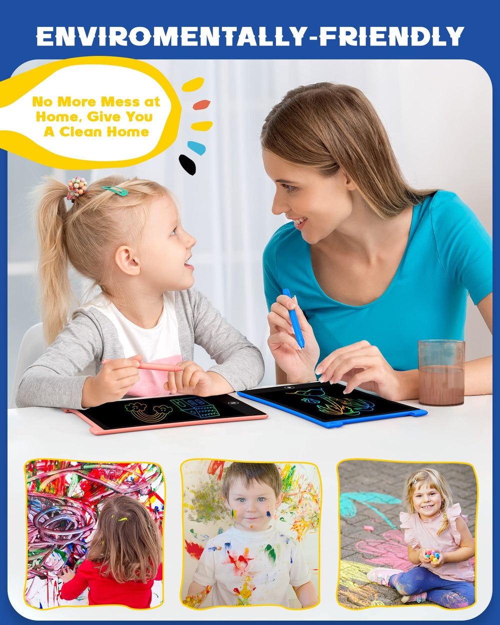 Bravokids lock switch protects artwork from accidental erasure.
