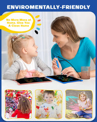 Bravokids lightweight 8.5-inch tablet fits backpacks for mess-free travel.