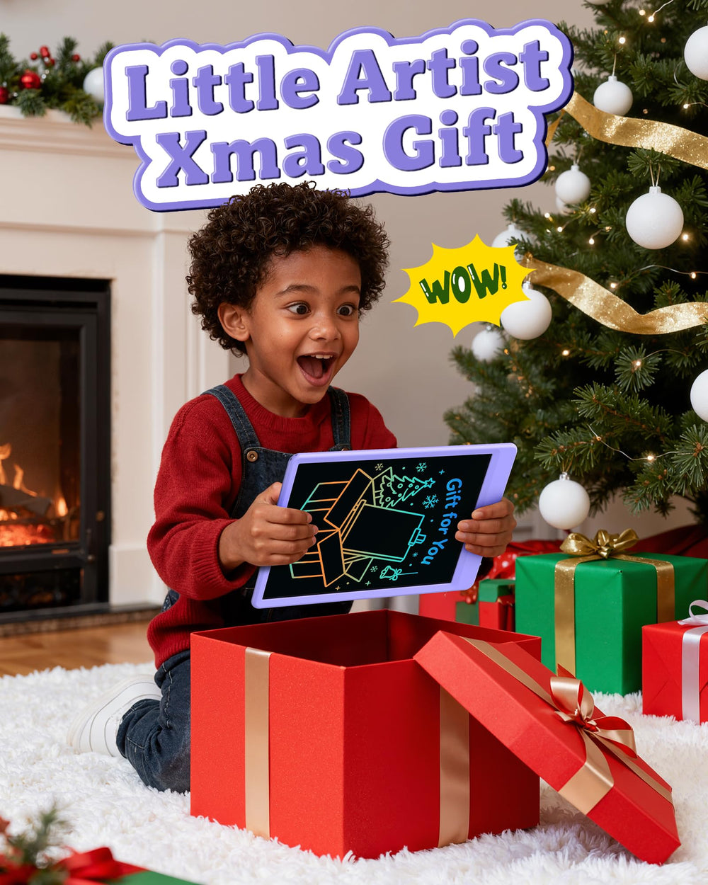 Bravokids color screen offers engaging, low-glare visuals for quiet play.