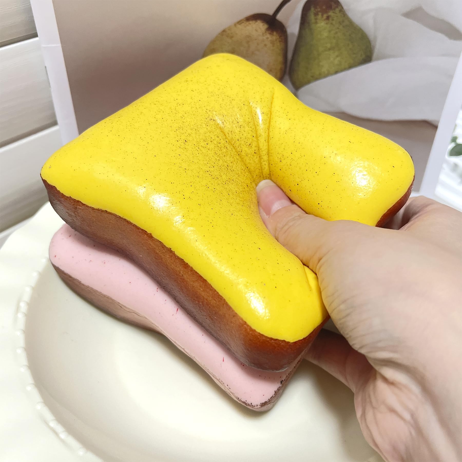 Bread Butter Squishy packaging image shows the two-piece set and gift idea.