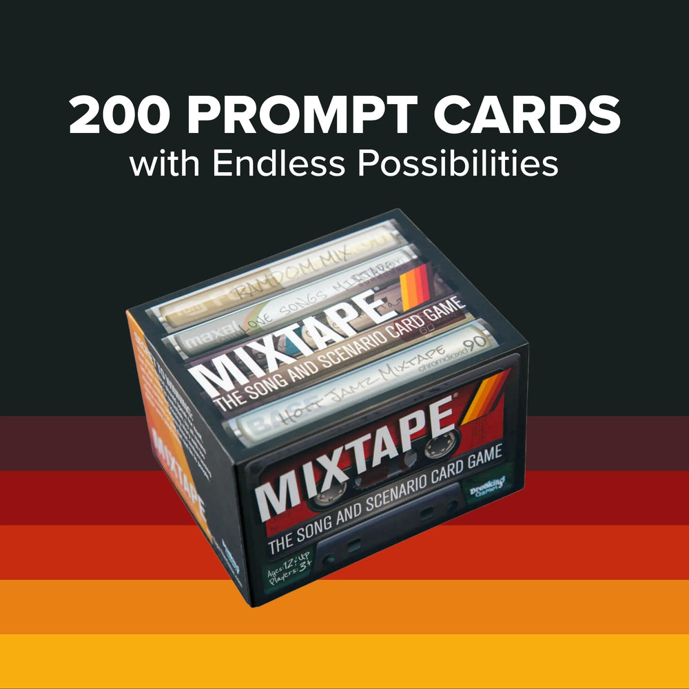 Mixtape 200 cards spread invites endless storytelling