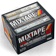 Mixtape family game night table scene for shared memories