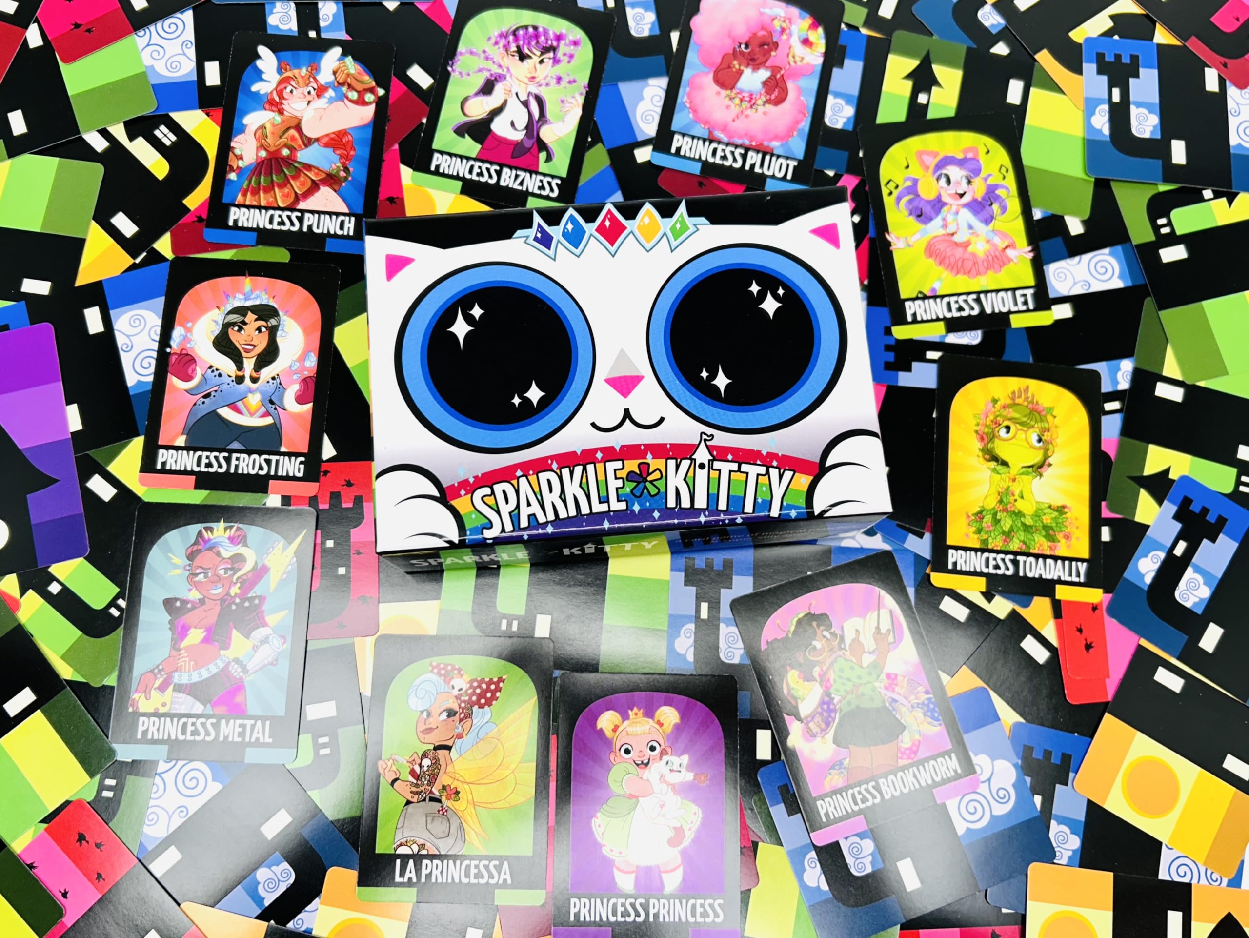 Sparkle Kitty box design shows portable, gift-ready packaging.