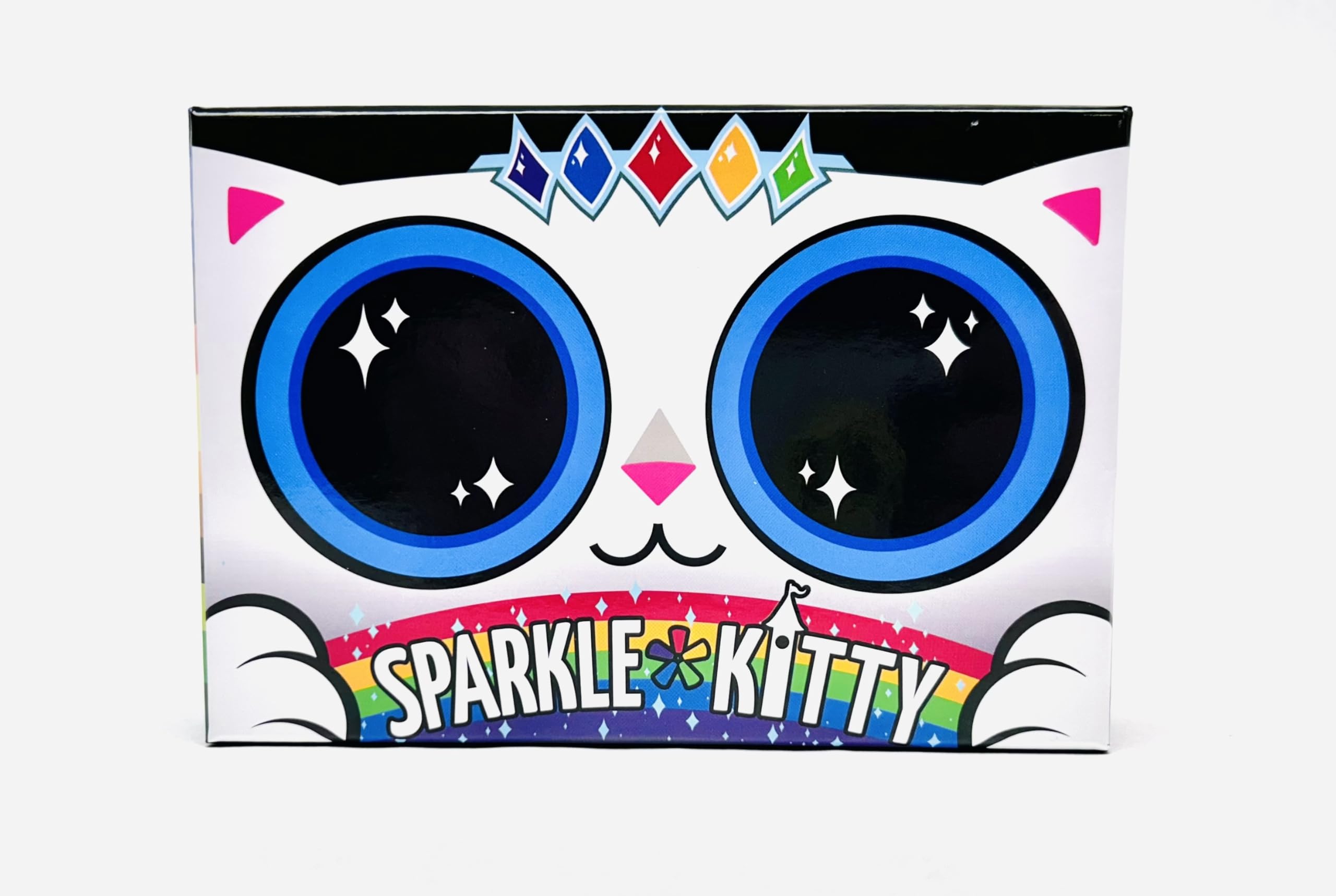 Sparkle Kitty card game packshot with colorful princesses for quick party fun.