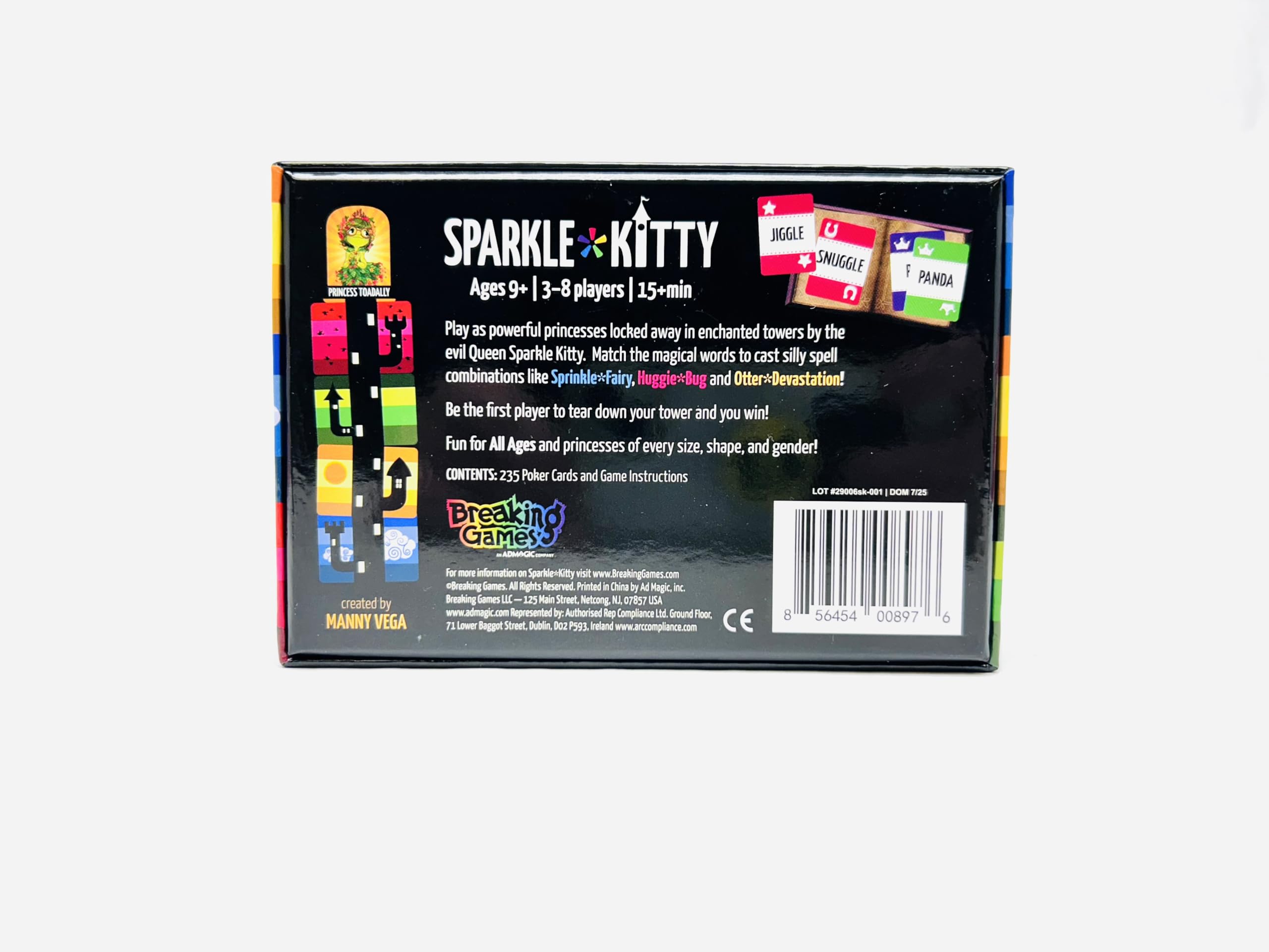 Sparkle Kitty night party setup creates festive mood and conversation starters.
