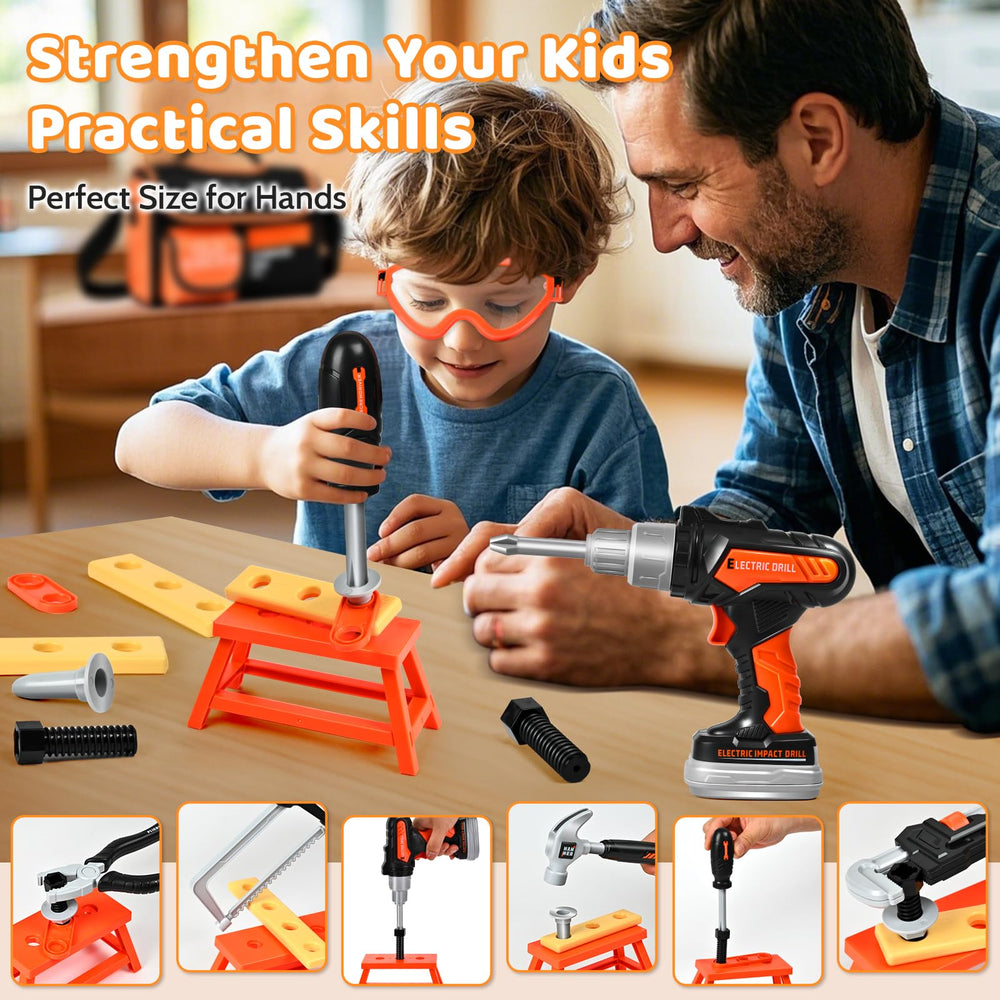 Breibowski 49-piece kit supports outdoor learning while traveling between home, park, and relatives' houses.