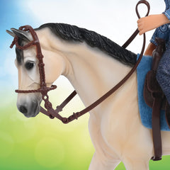 Breyer Freedom Series articulated rider enables expressive posing and scenes.