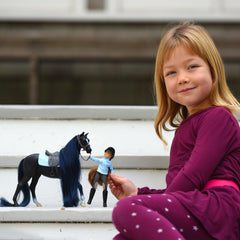 Breyer hand-painted model detail emphasizes craftsmanship and individuality.