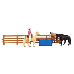 Breyer Advent Calendar door 3 features a rider accessory for creative pretend play