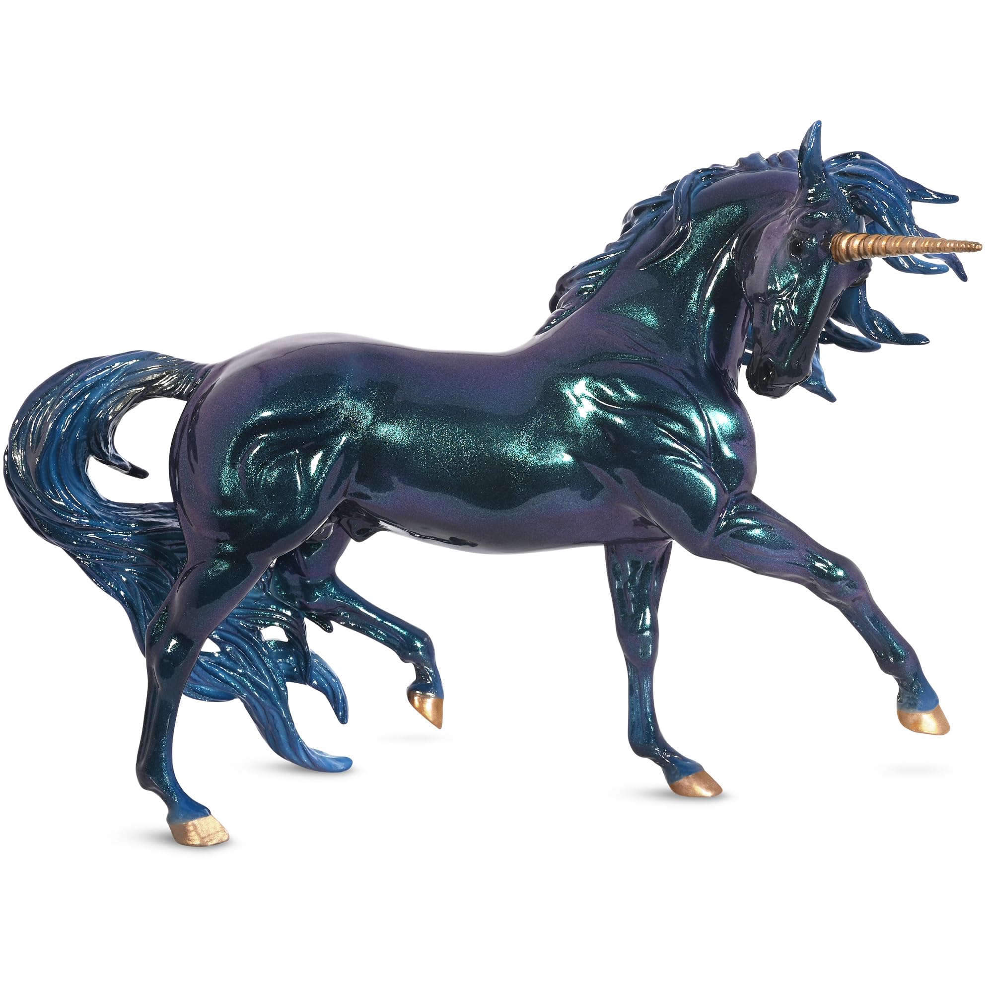 Breyer Neptune unicorn stallion model in 13-inch pose with hand-painted detail for display