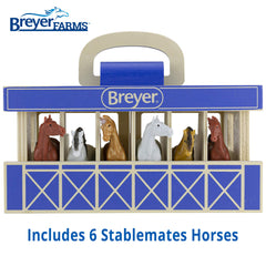 Stable carry handle illustrating portability and easy transport.