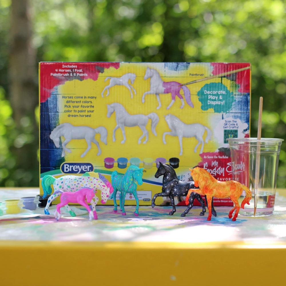 Breyer Stablemates collection offers durable, hand-painted details for lasting display.