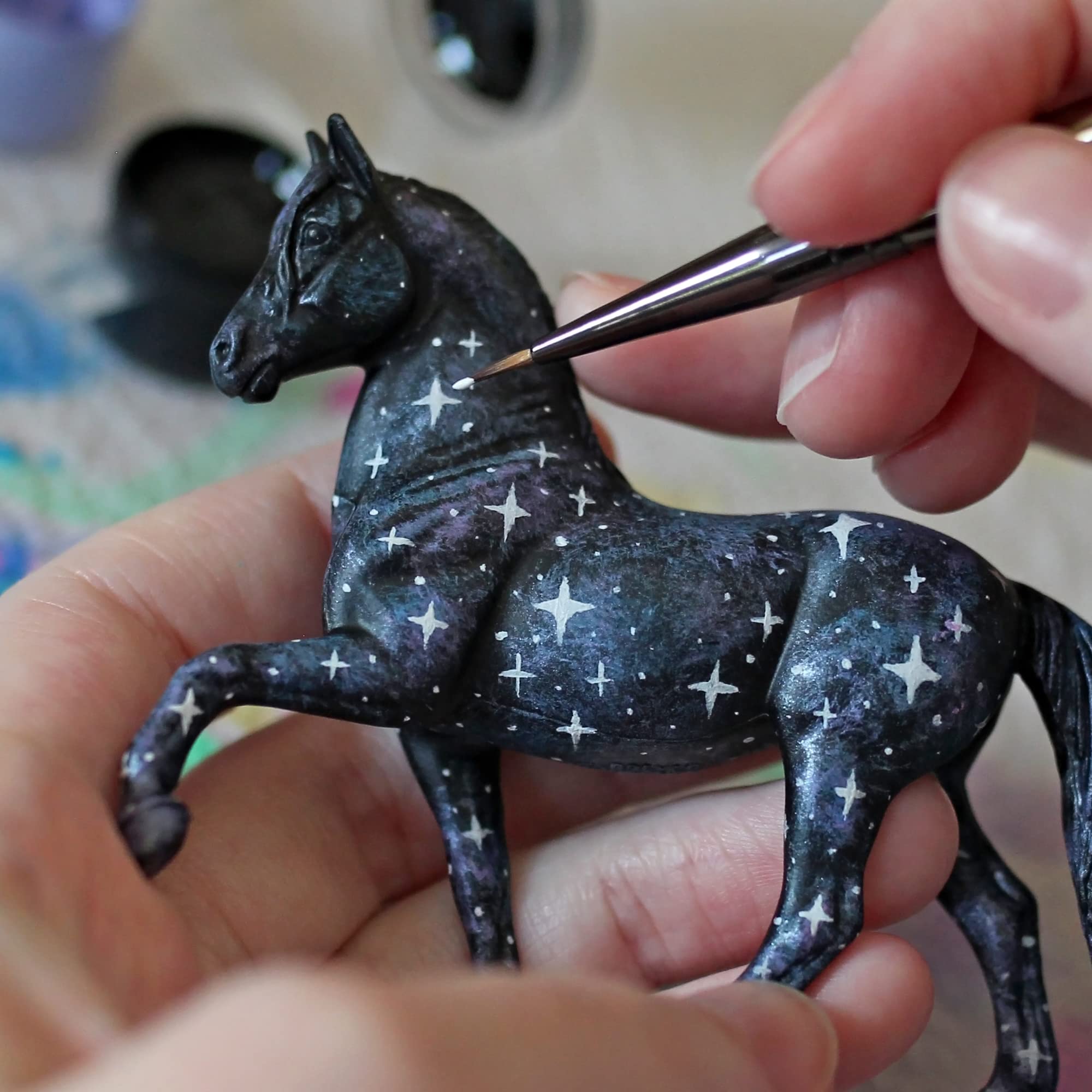 Breyer Stablemates pop-out accessories sheet adds scene-building fun.