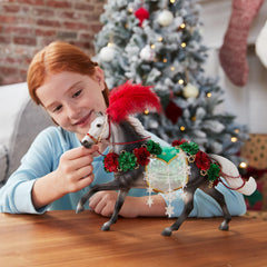Breyer traditional 1:9 scale model measures about 13 by 11 inches.