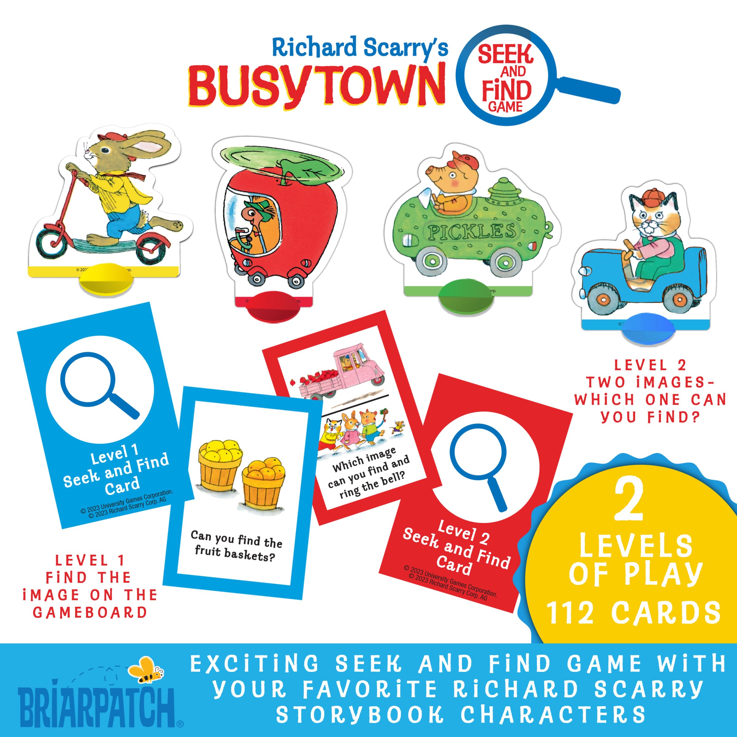 Briarpatch Busytown Lowly Worm figure, familiar character sparks imaginative play.