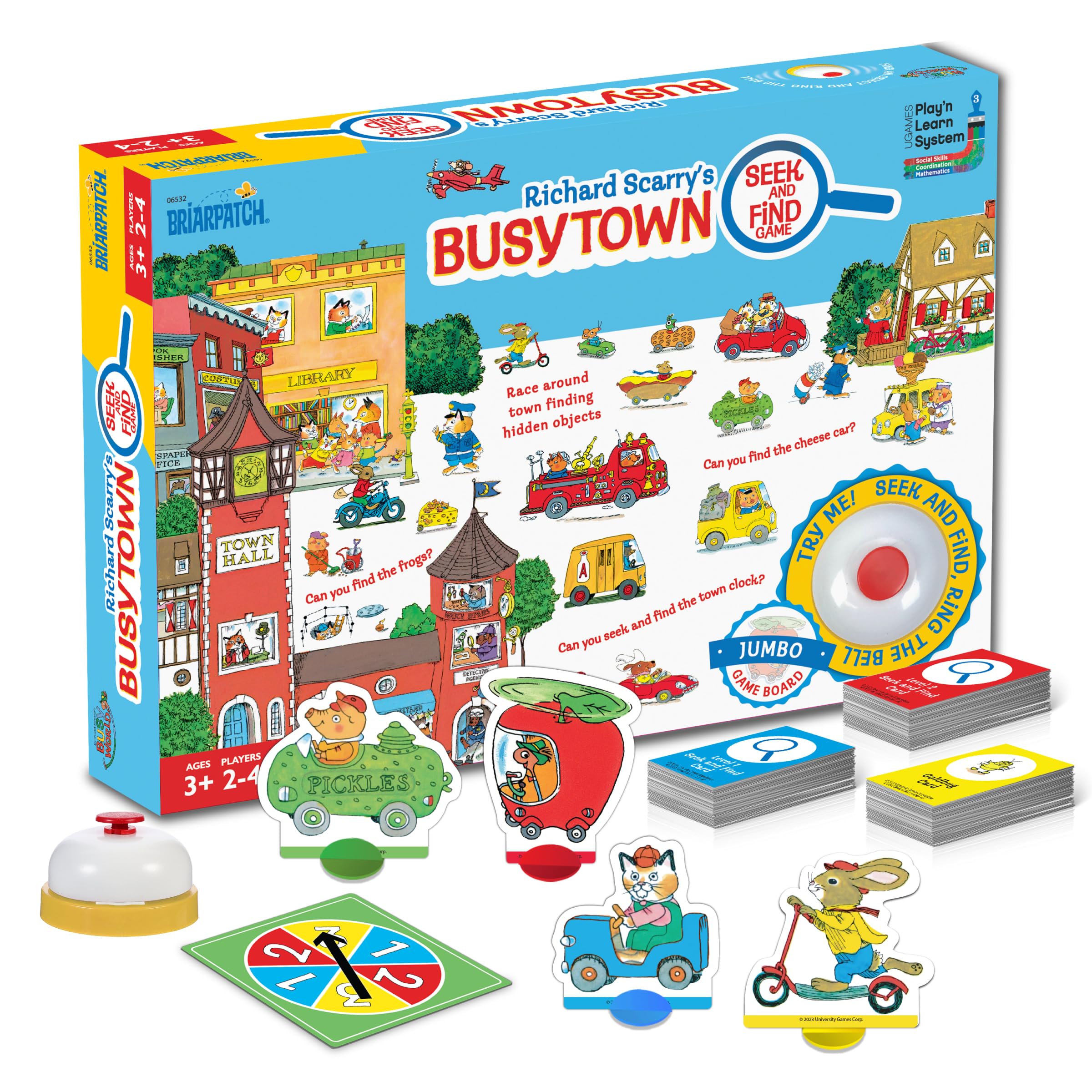 Briarpatch Busytown Seek and Find cover image, screen-free family fun.