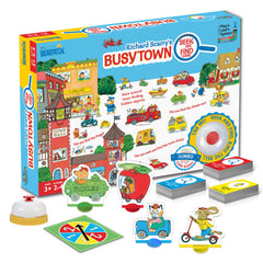 Briarpatch Busytown Seek and Find cover image, screen-free family fun.